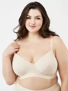 Oola Everyday Full Cup Underwired Bra, Light Beige, Size 40Dd, Women
