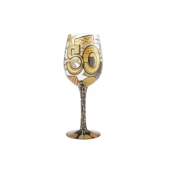 50th Birthday Lolita Wine Glass