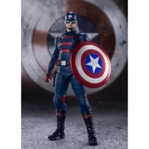 The Falcon and the Winter Soldier S.H. Figuarts Action Figure Captain America (John F. Walker) 15 cm