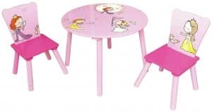 Liberty House Princess Table and 2 Chairs Set.