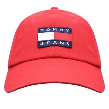 Tommy Jeans Tommy Badge Cap Mens - Racing Red
