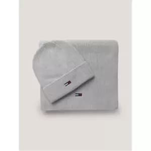 Tommy Jeans Beanie And Scarf Gift Set - Grey