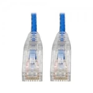 Tripp Lite Cat6 Gigabit Snagless Slim UTP Ethernet Patch Cable RJ45 Bl