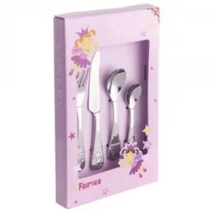 Viners Fairies 4 Piece Kids Cutlery Set
