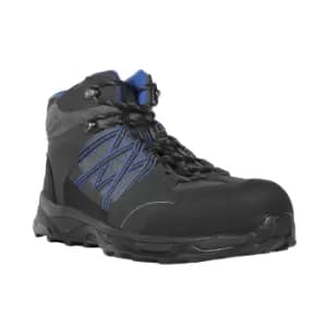 Regatta Mens Claystone Safety Boots (10 UK) (Briar Grey/Oxford Blue)