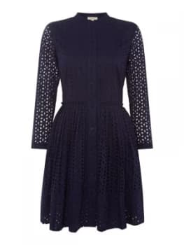 Michael Kors Daisy eyelet dress Blue