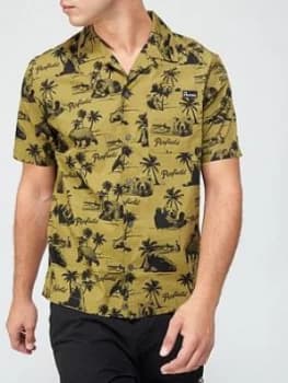 Penfield Graphic Print Short Sleeve Shirt - Green