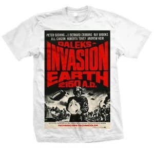 StudioCanal - Daleks Invasion Earth Unisex Medium T-Shirt - White