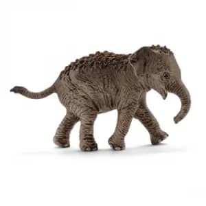 Schleich Wild Life Asian Elephant Calf Toy Figure
