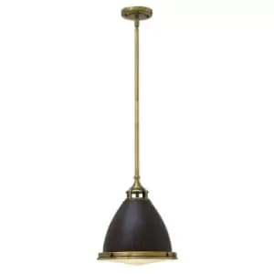 1 Bulb Ceiling Pendant Light Buckeye Bronze Restoration Bronze LED E27 100W