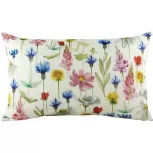 Evans Lichfield Sophia Wild Flowers Cushion Cover (30cm x 50cm) (Multicoloured) - Multicoloured