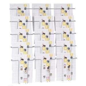 Twinco A4 Twin Agenda Wall Mounted Literature Display 15 Compartments