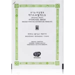 WHAMISA Organic Fruits Hydrogel Facial Mask Intensive Hydrogel Mask For Immediate Brightening 33 ml