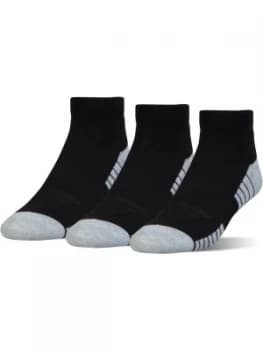 Urban Armor Gear Mens Heatgear Tech Lo Cut 3 Pack Socks Black
