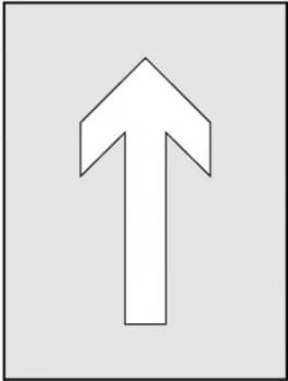 Arrow Symbol Stencil (190 x 300mm)