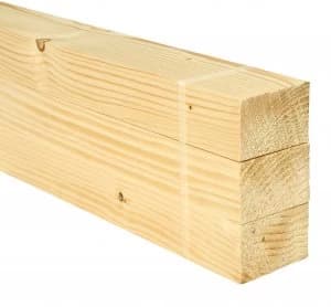 Wickes Whitewood PSE 44 x 69 x 2400mm Pack 3