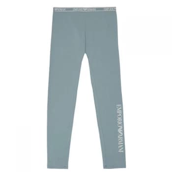 Emporio Armani Knitted Leggings Blue Size L Women