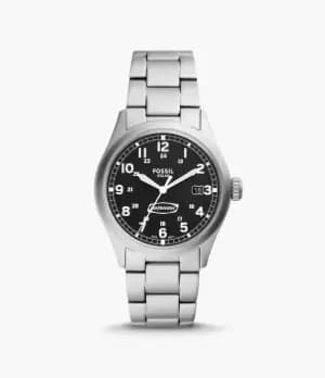 Fossil Men Defender Solar-Powered Stainless Steel Watch