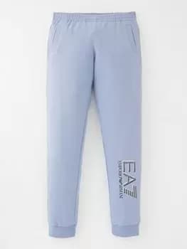 EA7 Emporio Armani Boys Visibility Logo Joggers - Country Blue, Country Blue, Size 10 Years