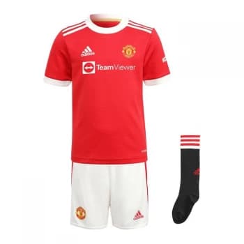 adidas Manchester United Home Mini Kit 2021 2022 - Red