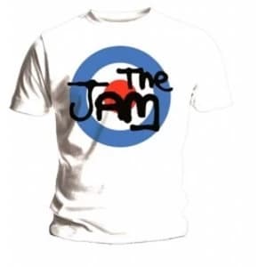 The Jam - Spray Target Logo Mens Large T-Shirt - White
