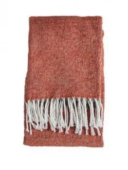Gallery Reversible Throw - Burnt Orange