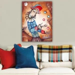 28115698_70100 Multicolor Decorative Canvas Painting