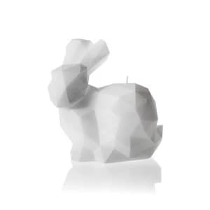 White Large Rabbit Candle