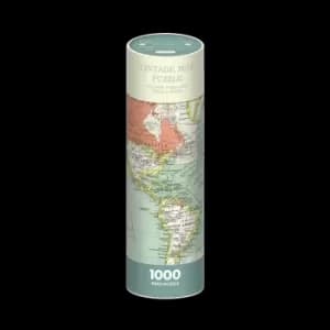 Vintage World Map 1000 Piece Jigsaw