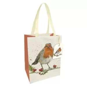 Bree Merryn Xmas Robin Gift Bag Medium