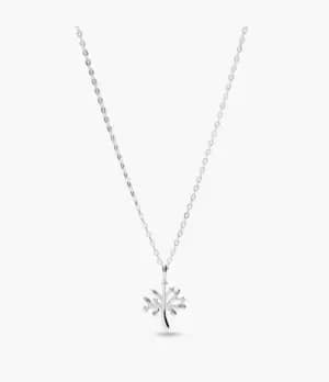 Fossil Women Tree Of Life Sterling Silver Pendant Necklace