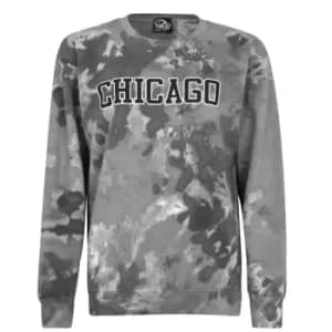 Fabric City Printed Tie Dye Sweatshirt Womens - Grey