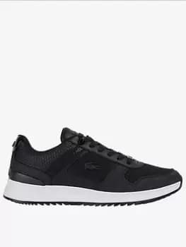 Lacoste Joggeur 2.0 0722 Trainers, Black, Size 7.5, Men