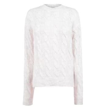 NA-KD Cable Knit Jumper - White