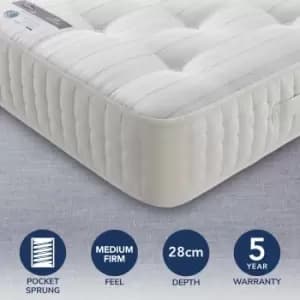 Silentnight 1400 Pocket Sprung Natural Mattress White