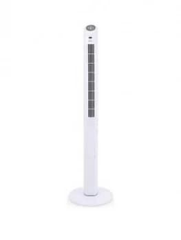 Xpelair Xpelair Xpp White Tower Fan With Remote Control & Oscillation