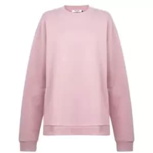 NA-KD Oversized Knit Sweatshirt - Pink