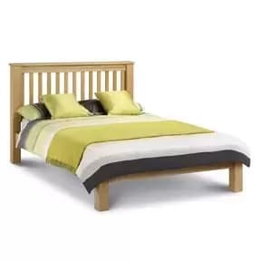 Julian Bowen Amsterdam Oak Bed Low Foot End 1800cm