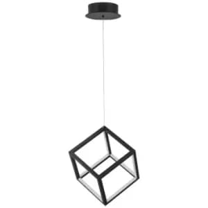 Merano - Augusta Integrated LED Pendant Ceiling Light Sandy Black Aluminium, Silicone LED 45W 3375Lm 3000K