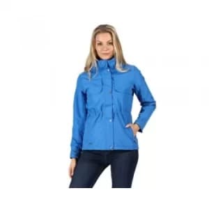 Regatta Womens Narelle Lightweight Waterproof Funnel Neck Jacket Colour: Blue, Size: 12