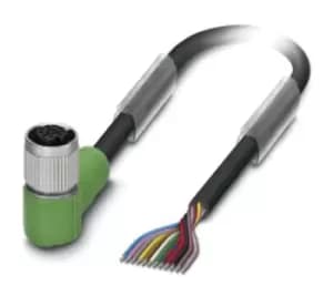 Phoenix Contact 1430653 Sensor Cord, 12P M12 Rcpt-Free End, 1.5M