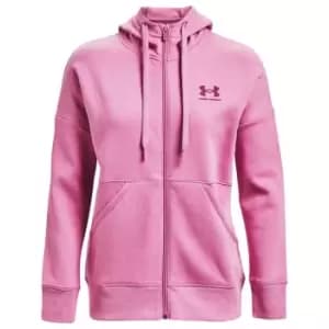 Under Armour Rival Zip Hoodie Ladies - Pink