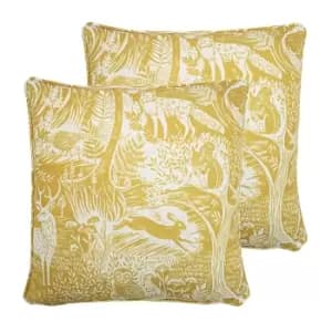 Woodland Scandi Twin Pack Polyester Filled Cushions