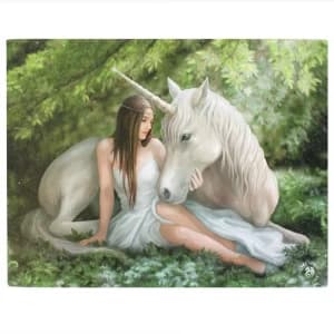 Small Pure Heart Canvas Picture by Anne Stokes