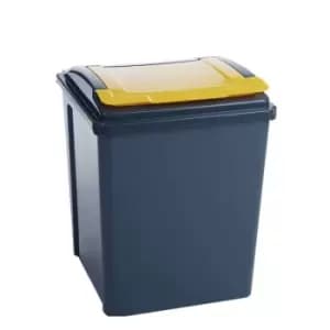 25 Litre Recycling Bin With Green Lid- 510 x 190 x 400mm