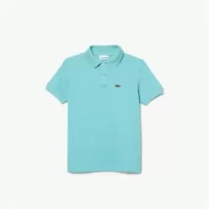 Lacoste Lacoste Pique Polo Shirt Juniors - Blue