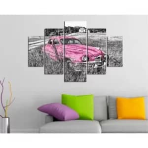 ST139 Multicolor Decorative MDF Painting (5 Pieces)