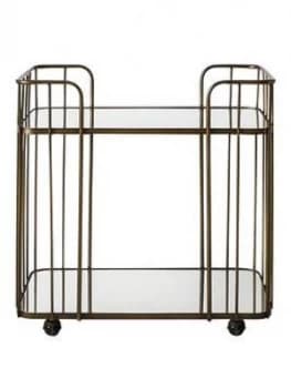 Hudson Living Verna Drinks Trolley - Bronze
