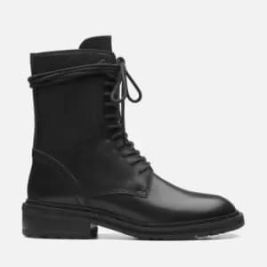 Clarks Tilham Lace Up Leather Boots - UK 4
