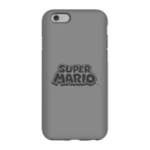 Nintendo Super Mario Distressed Logo Phone Case - iPhone 6S - Tough Case - Gloss